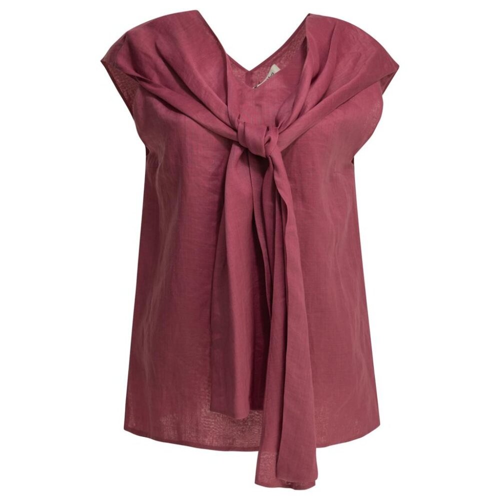 Max Mara S Casual Draped Top Tag Size 38 Women